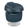 Navy 250mL Borosilicate Glass Cups